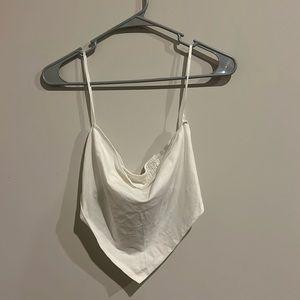 White and black strapless going out tops from SHEIN